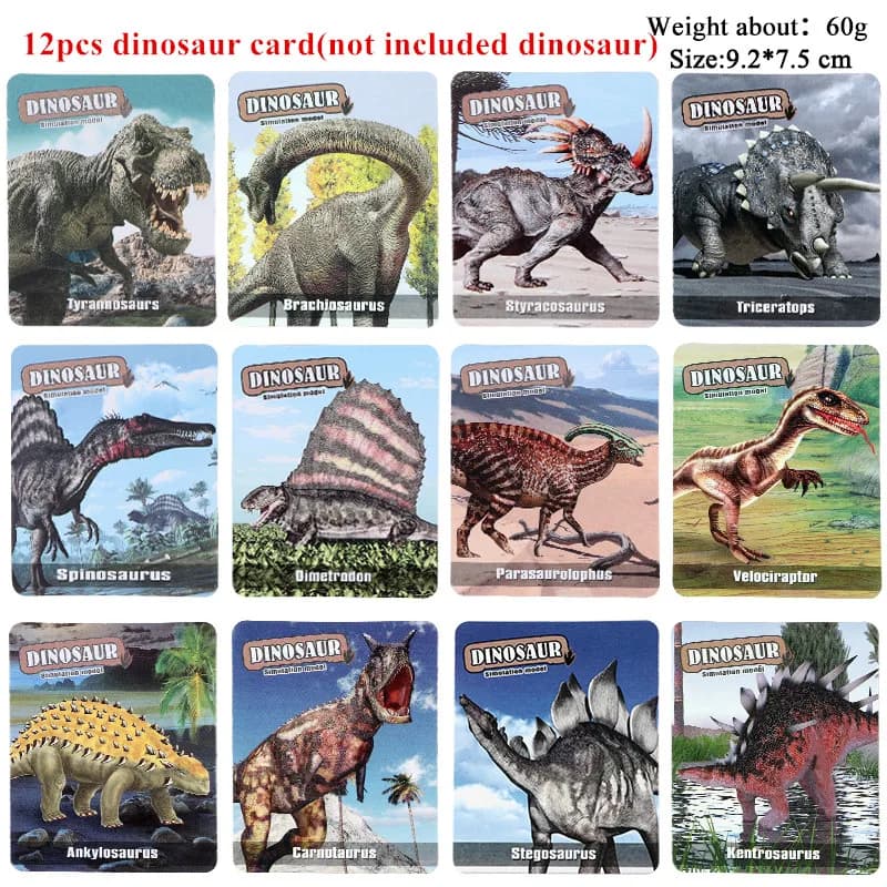 cartas educativas de dinosaurios