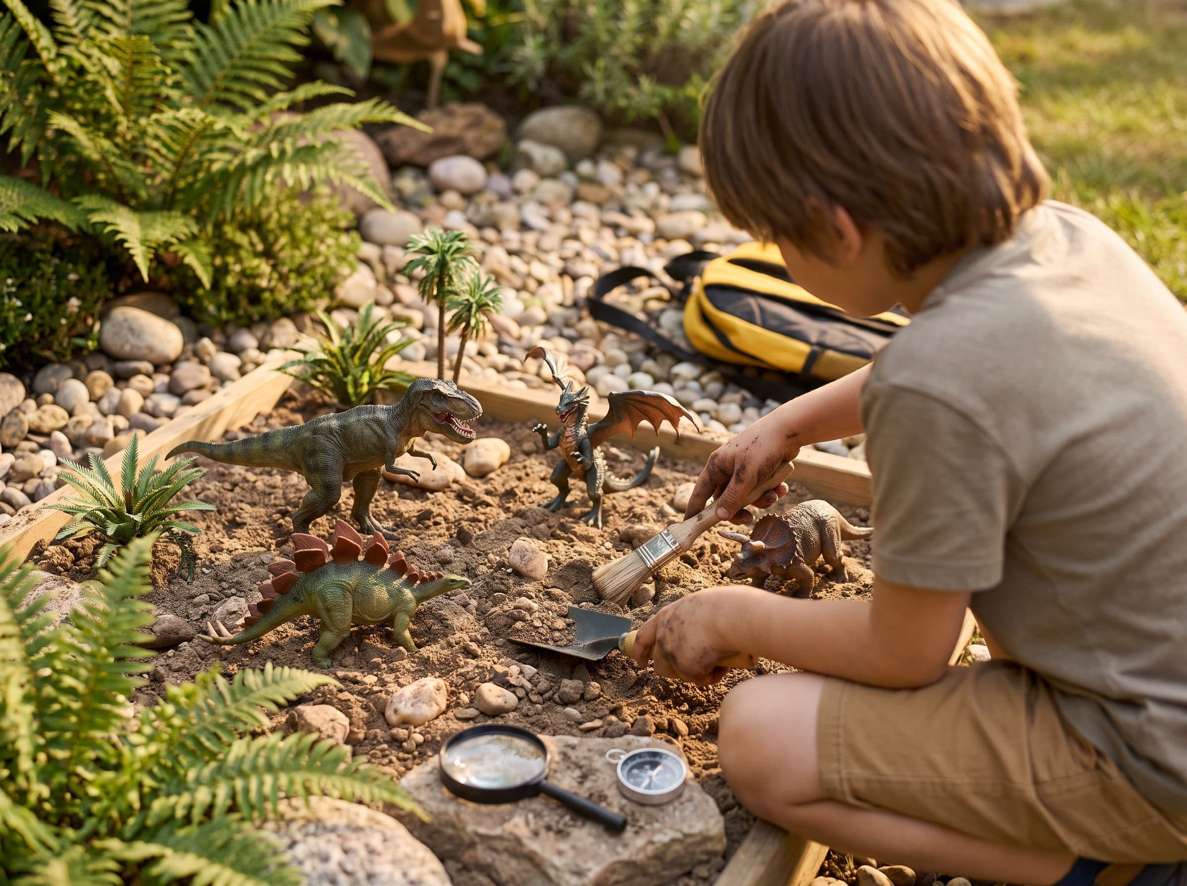 Cual es la mejor manera de mantener los juguetes de dinosaurio limpios y en buen estado
